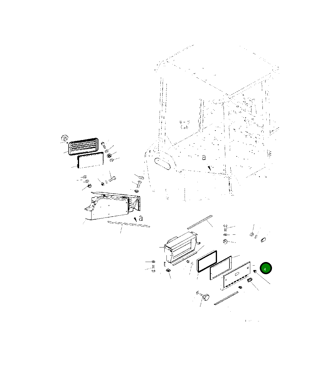Крышка 419-07-55111  Komatsu