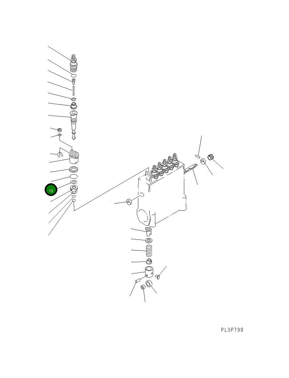 Кольцо уплотнительное (O-Ring) DK029631-9030 Komatsu