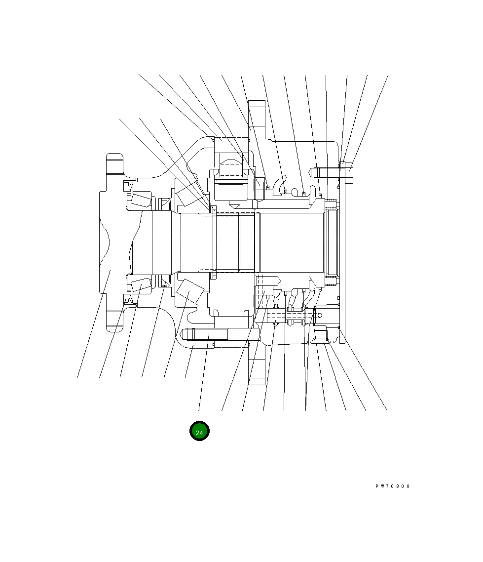 Болт 258-81-53680  Komatsu