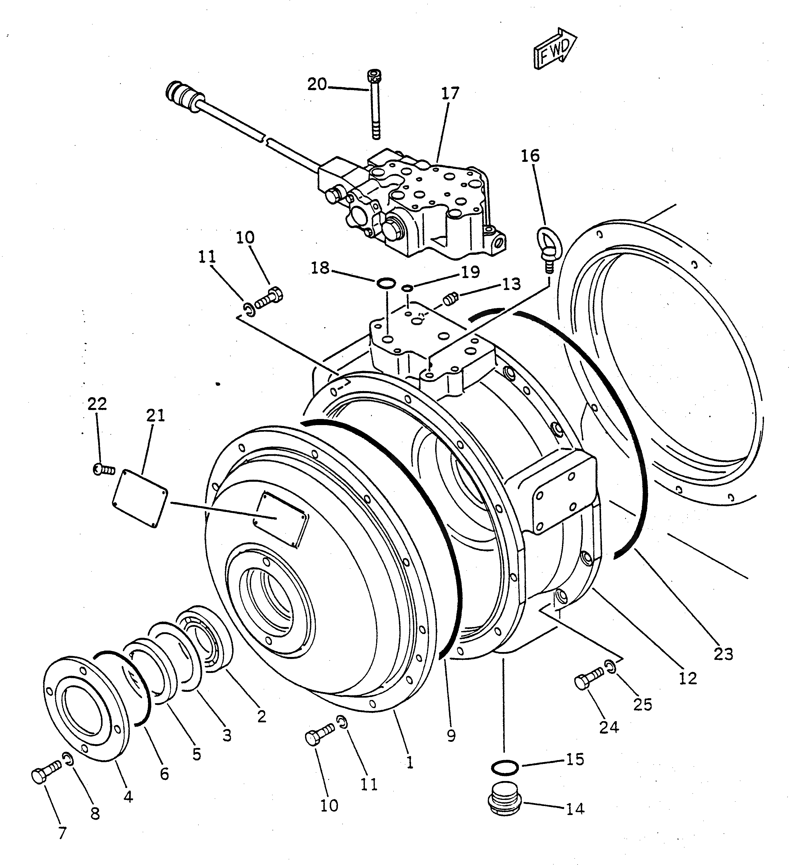 Кольцо уплотнительное (O-Ring) 07000-65400  Komatsu