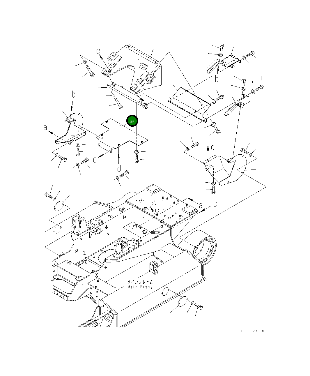 Крышка 11Y-78-21830 Komatsu