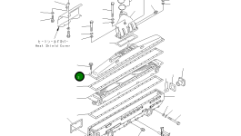 Крышка 6162-15-4660 Komatsu
