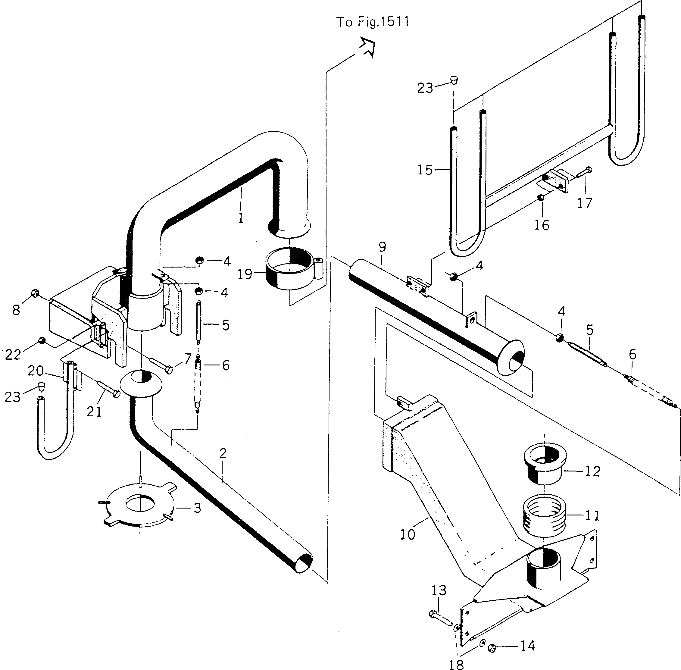 Болт BW061498 Komatsu
