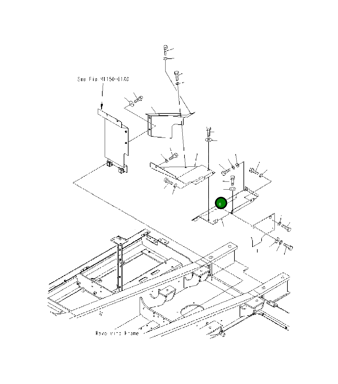 Крышка 2075472541 Komatsu