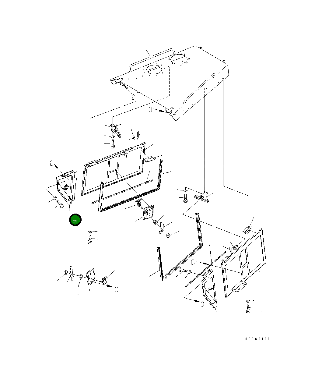 Крышка 17A-54-42422 Komatsu