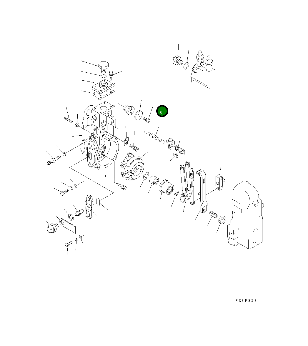 Болт DK154620-4600 Komatsu
