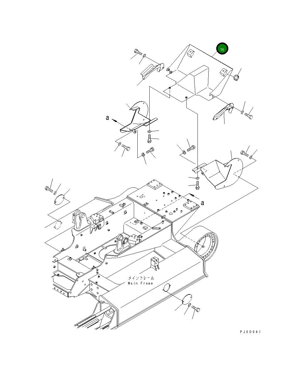 Крышка 11Y-30-13231  Komatsu