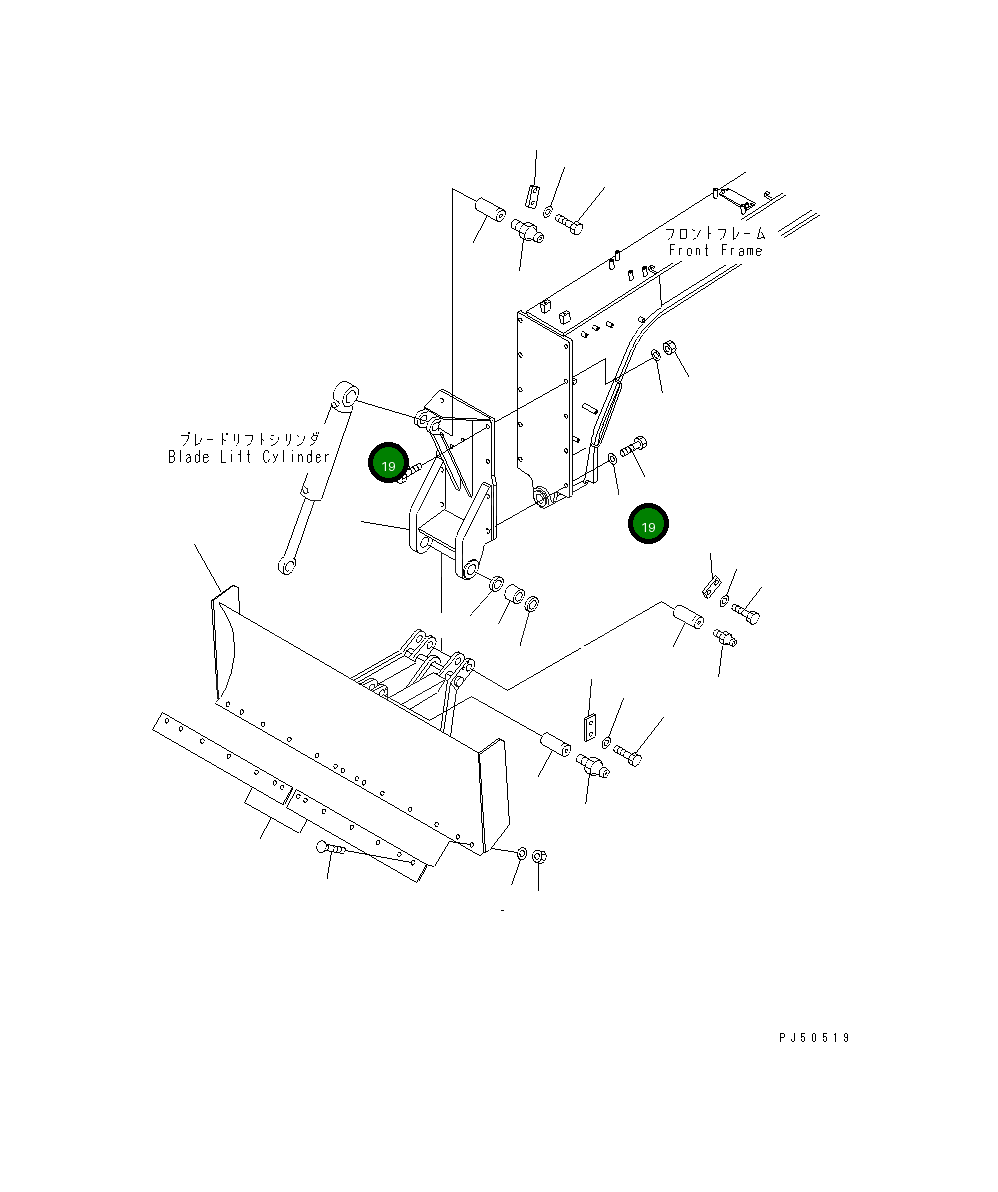 Болт 01011-52440 Komatsu