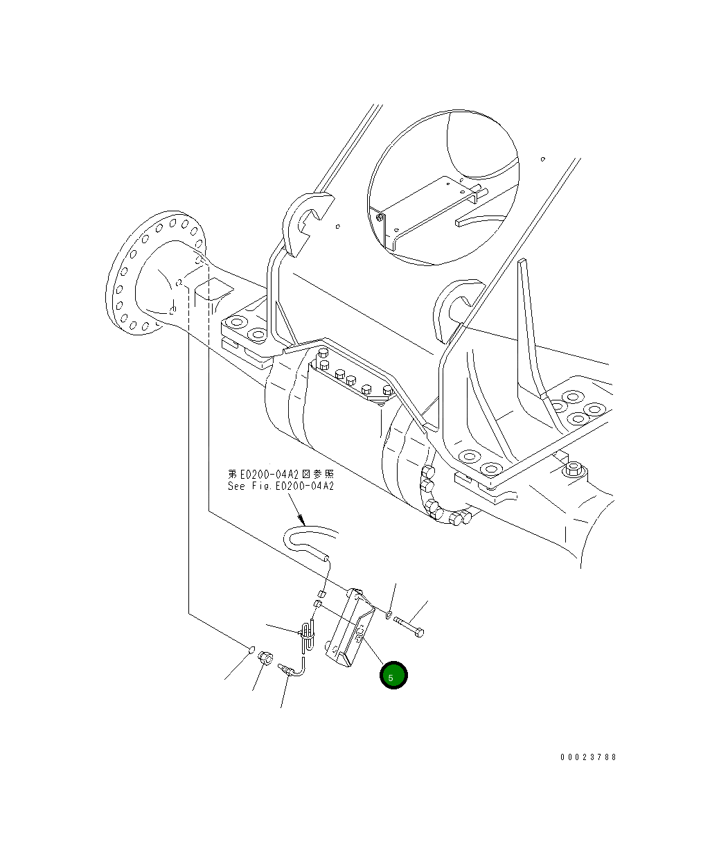 Крышка 428-06-22971 Komatsu