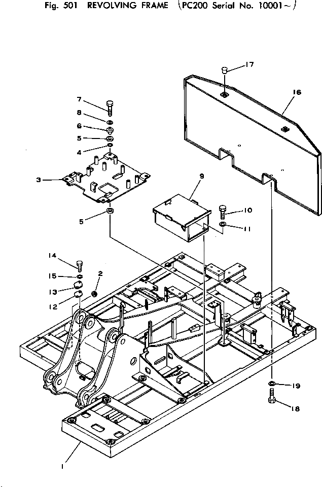 Болт 205-46-62160  Komatsu