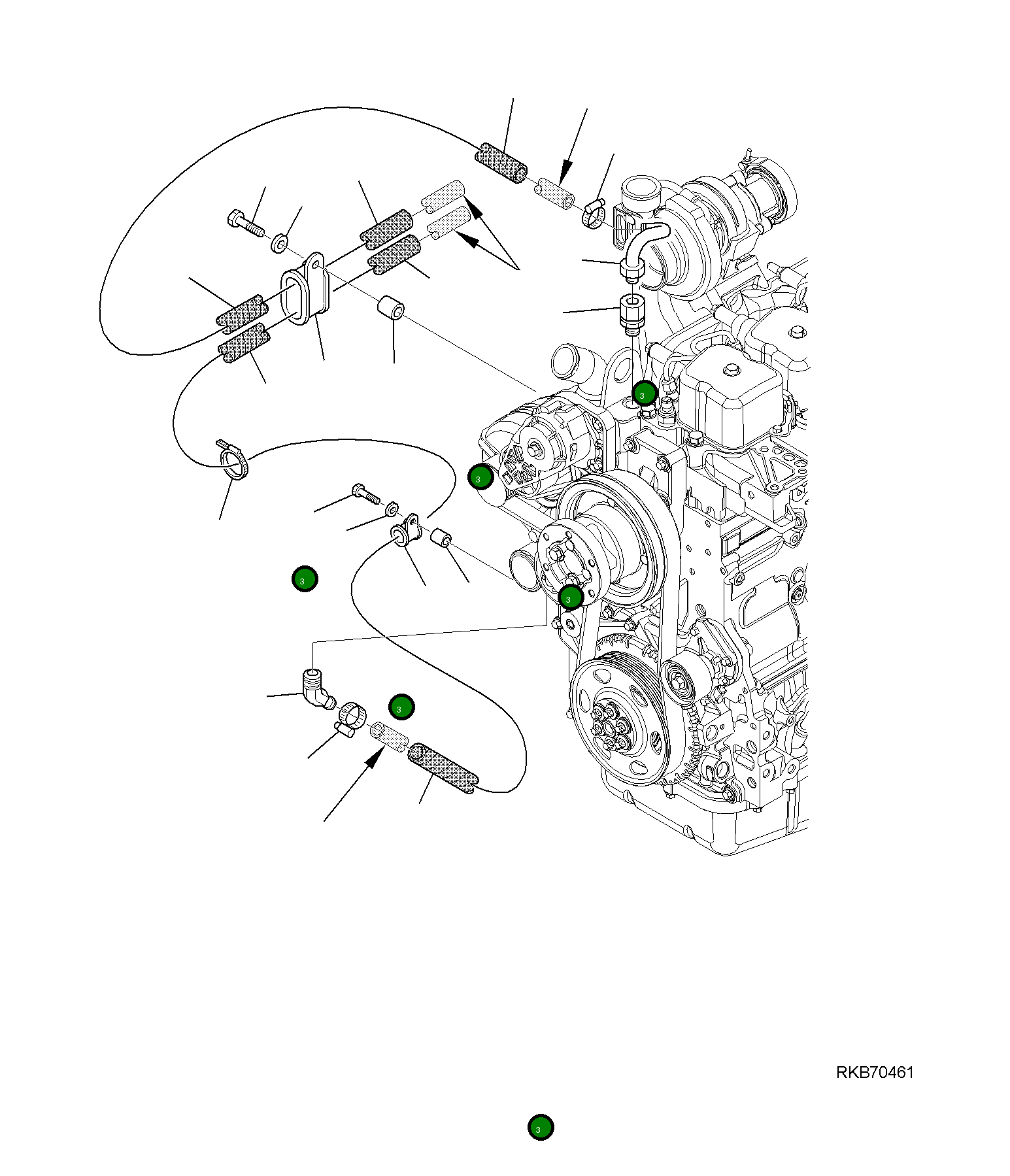 Крышка 42N-54-19240  Komatsu