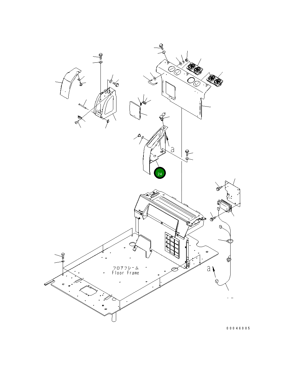 Крышка 20Y-53-12931 Komatsu