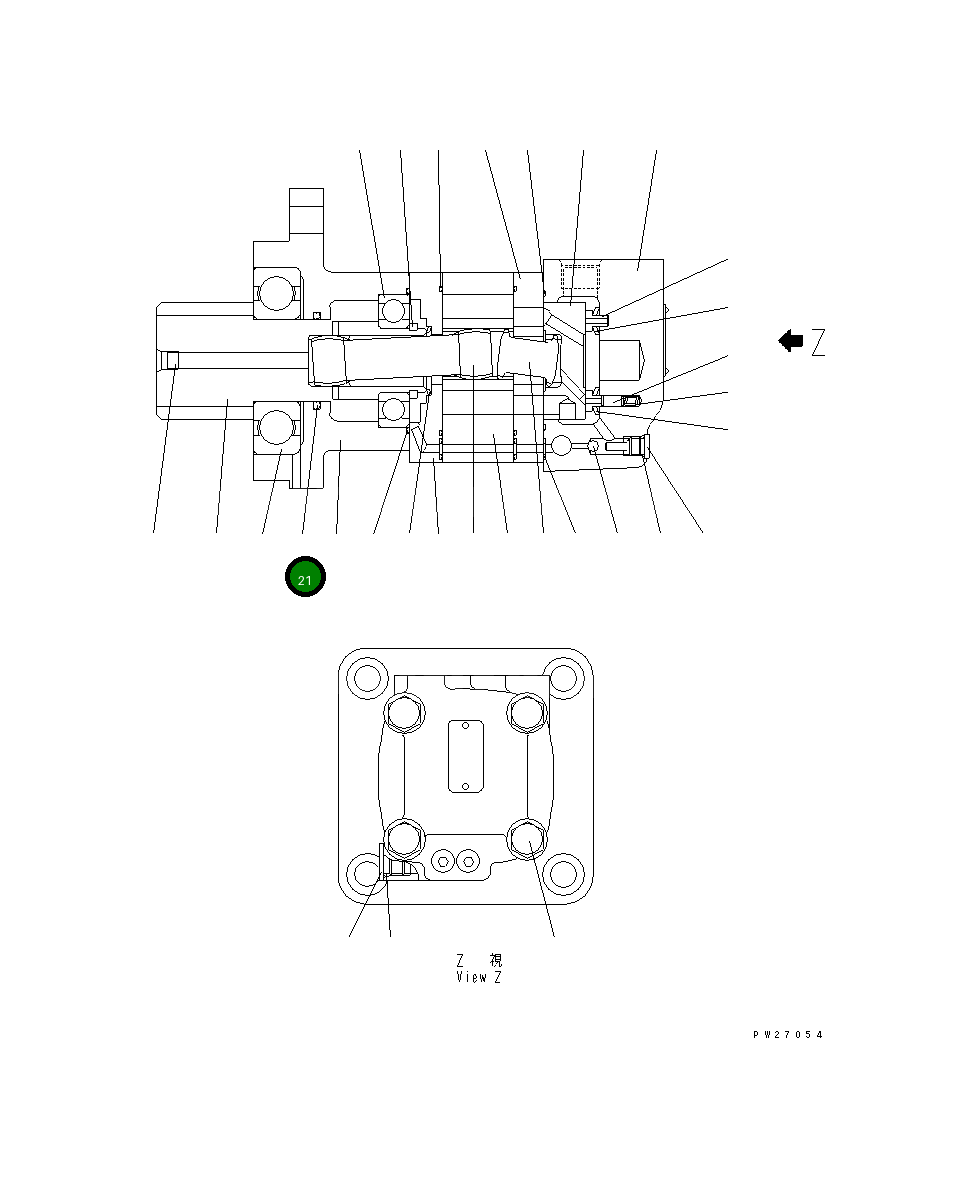 Кольцо STAD0121A Komatsu