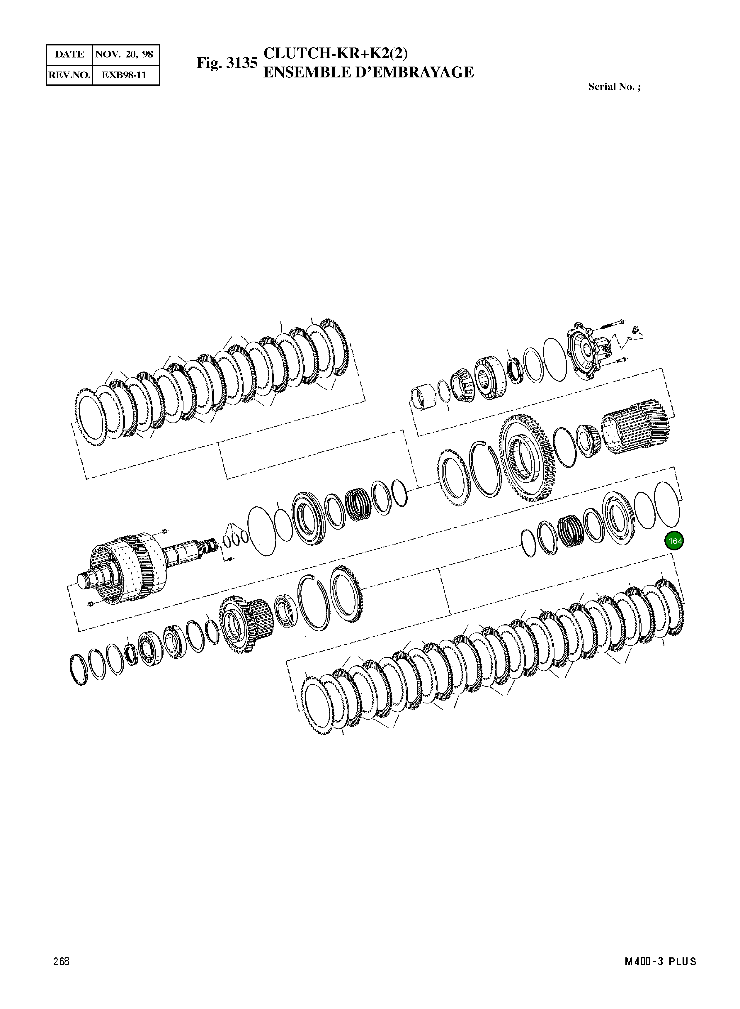 Кольцо уплотнительное (O-Ring) 0634 313 054 Komatsu