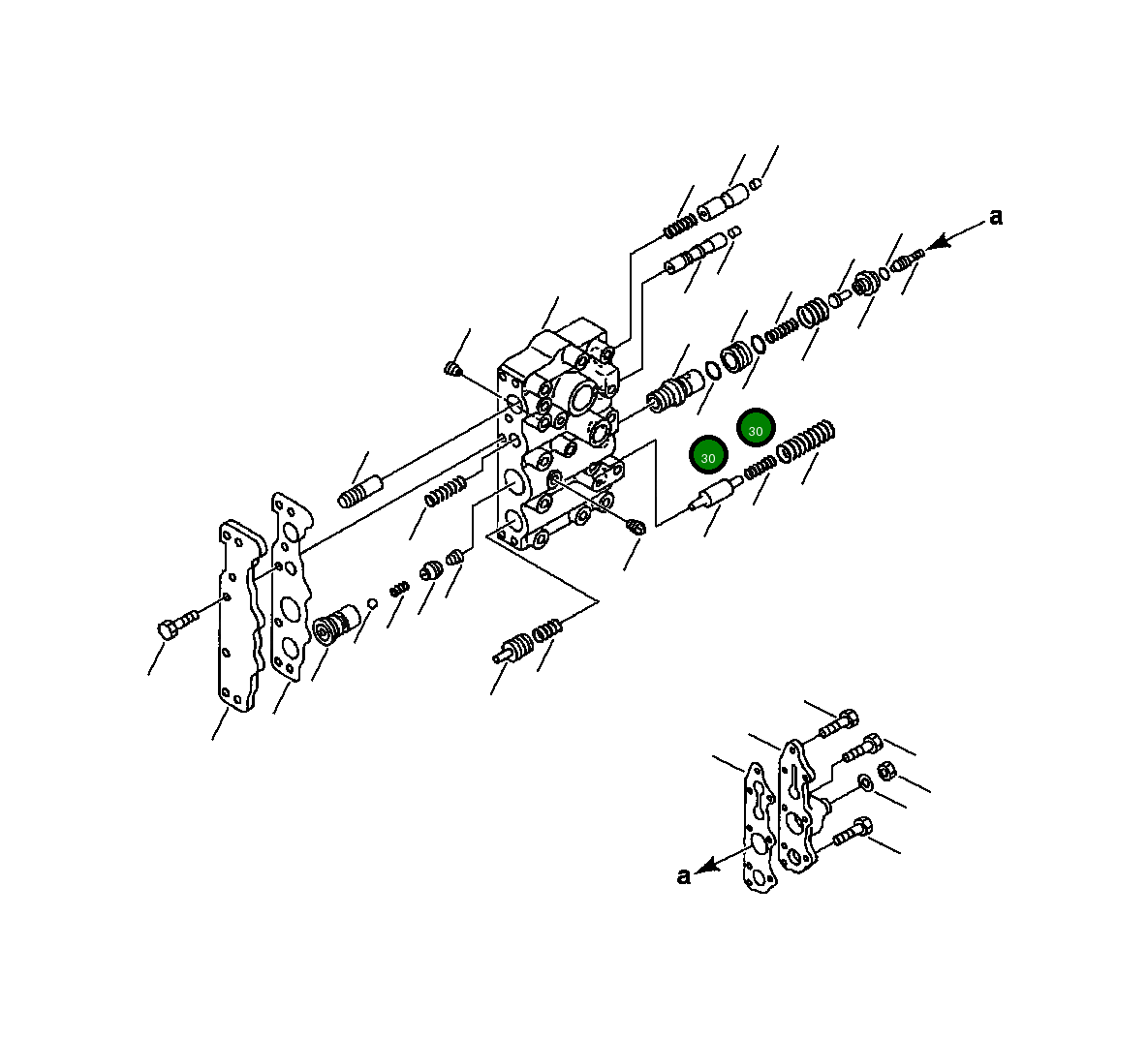 Кольцо уплотнительное (O-Ring) 0700-13035  Komatsu