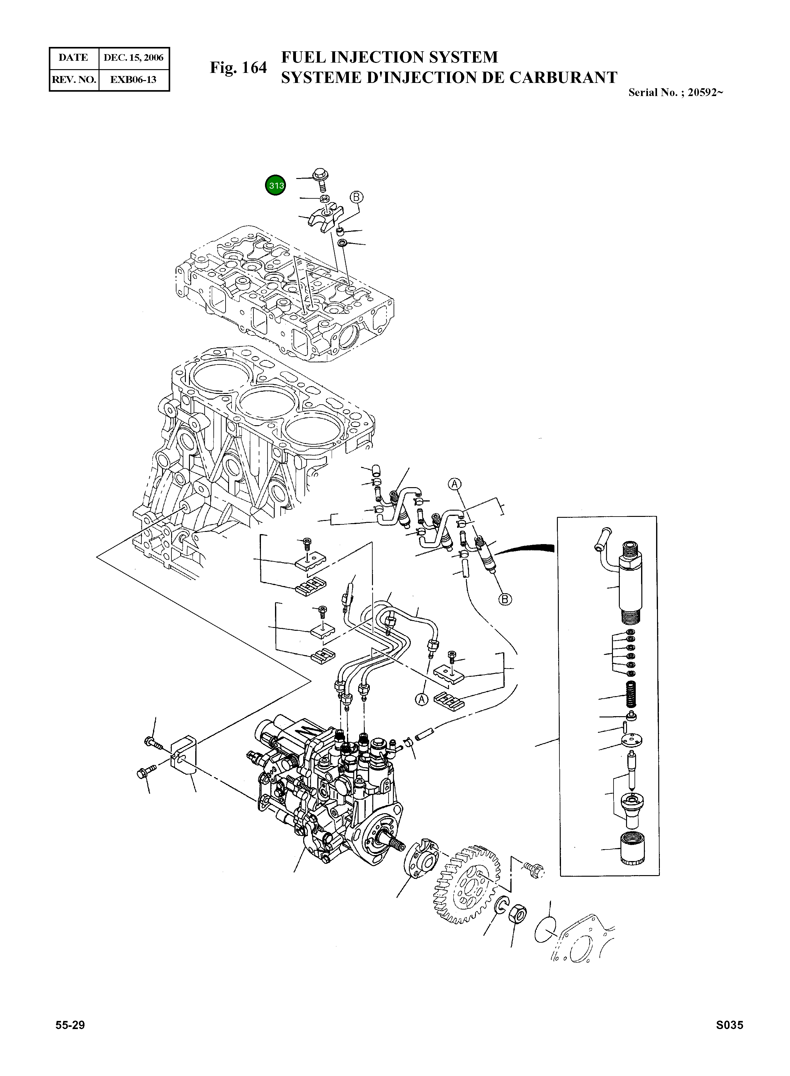 Болт 586400-3240 Komatsu