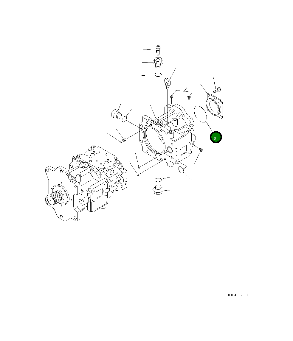 Кольцо уплотнительное (O-Ring) 07000-A2140  Komatsu