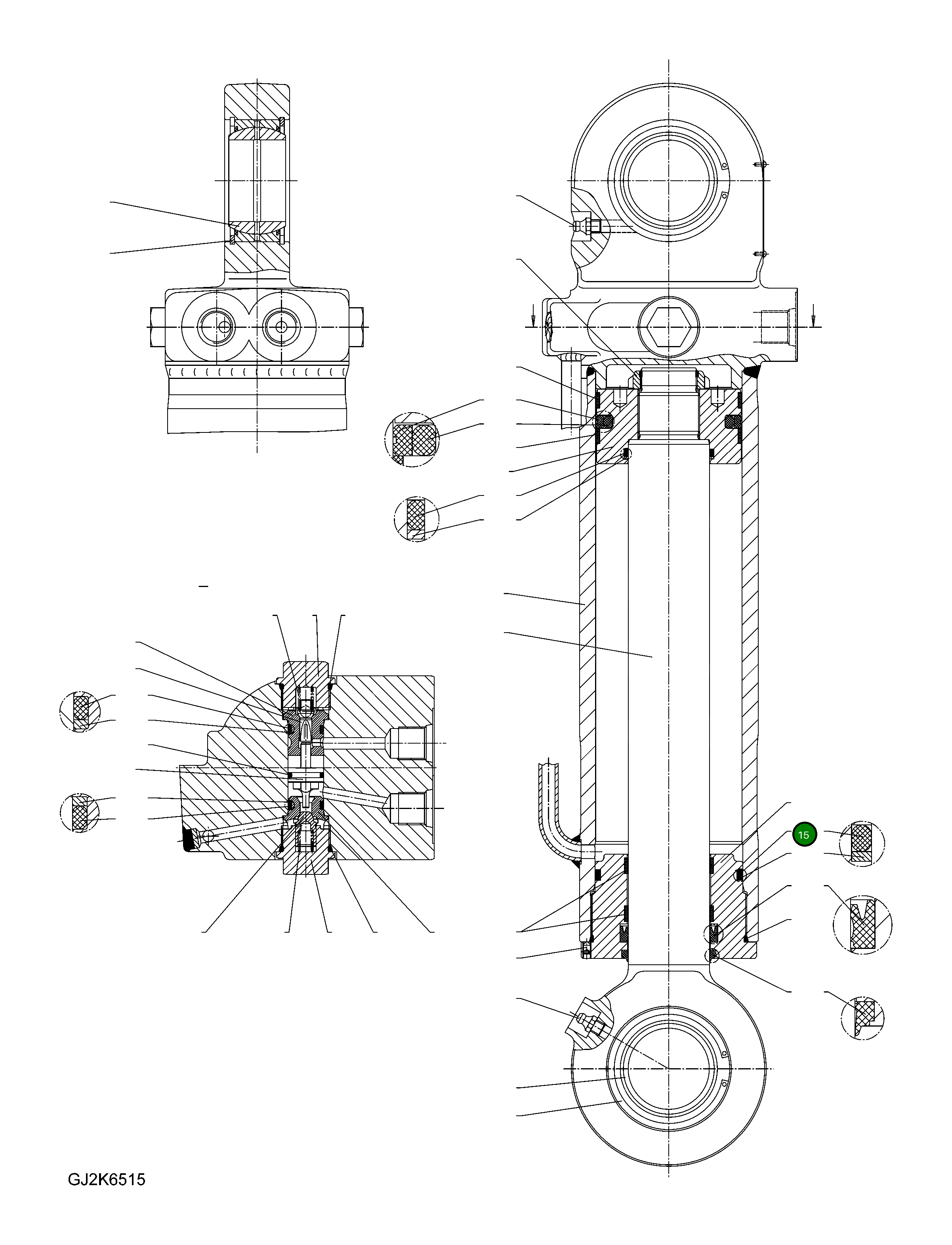 Кольцо уплотнительное (O-Ring) 20E-61-31250 Komatsu