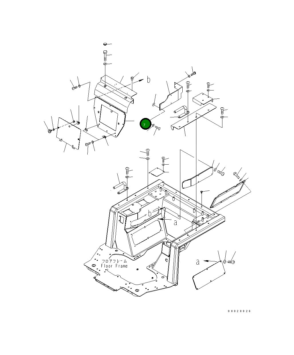 Крышка 154-54-73741 Komatsu