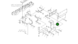Крышка 6162-13-7630 Komatsu
