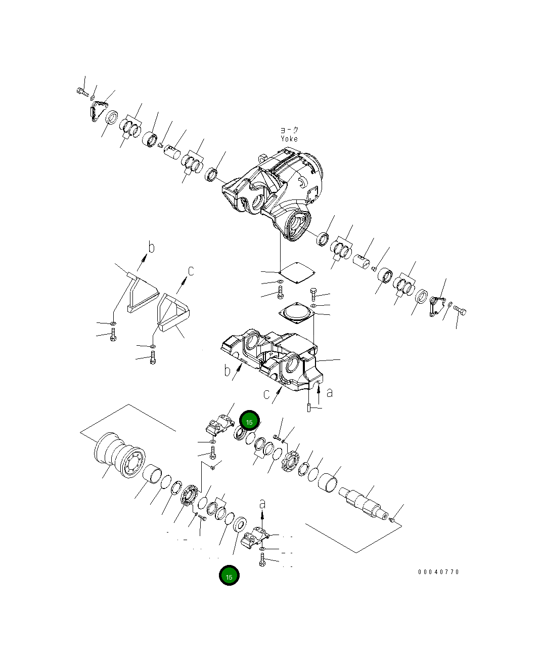 Кольцо 198-30-46260 Komatsu