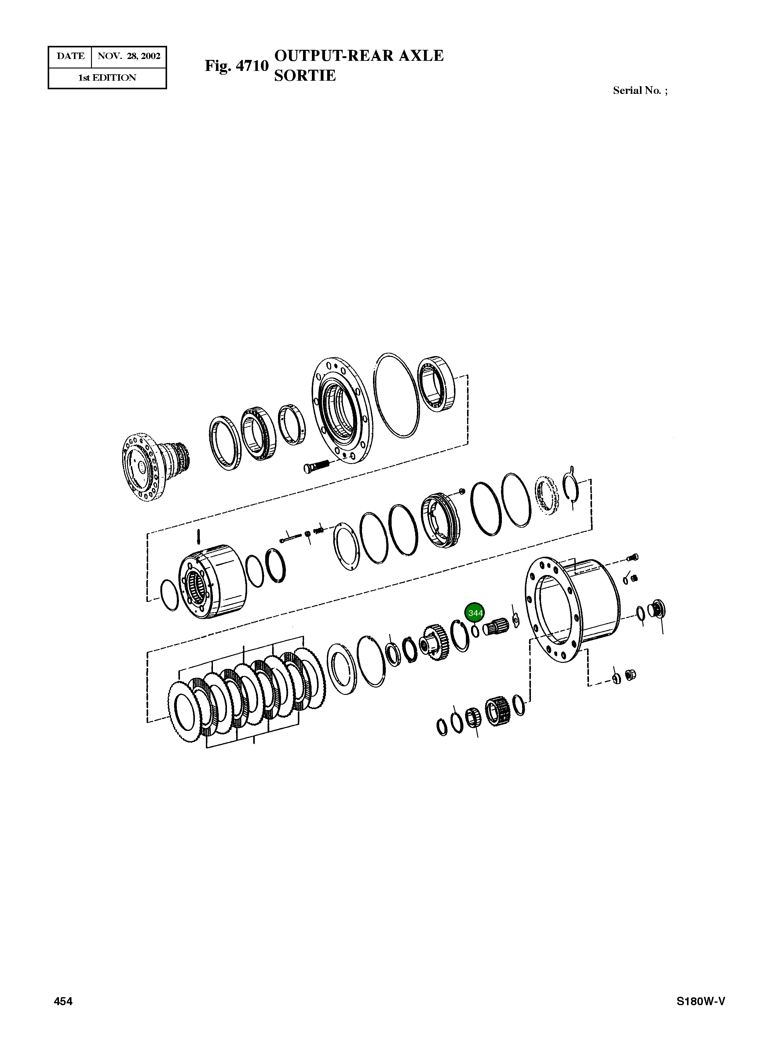 Кольцо уплотнительное (O-Ring) 0634 303 920 Komatsu