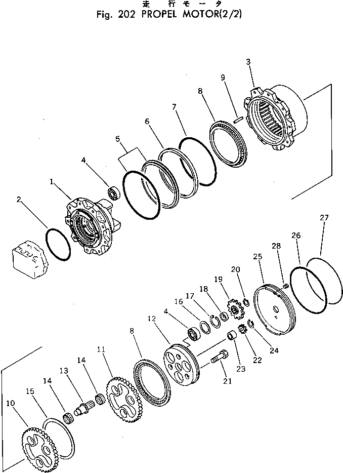 Кольцо уплотнительное (O-Ring) TZWG44-13202 Komatsu