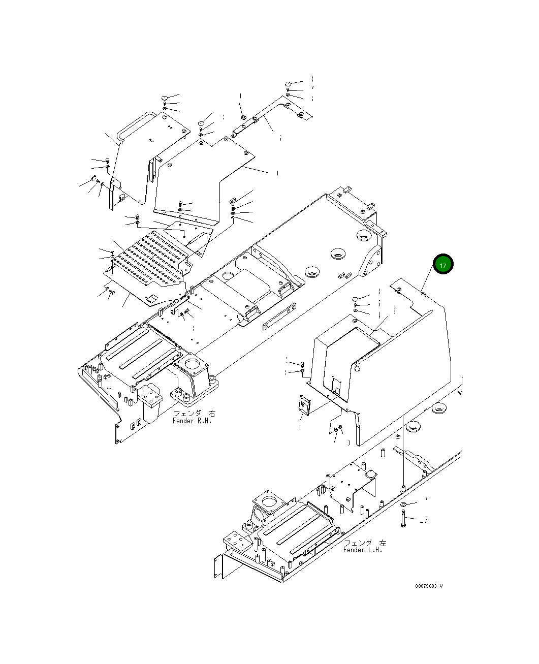 Крышка 198-54-76260 Komatsu