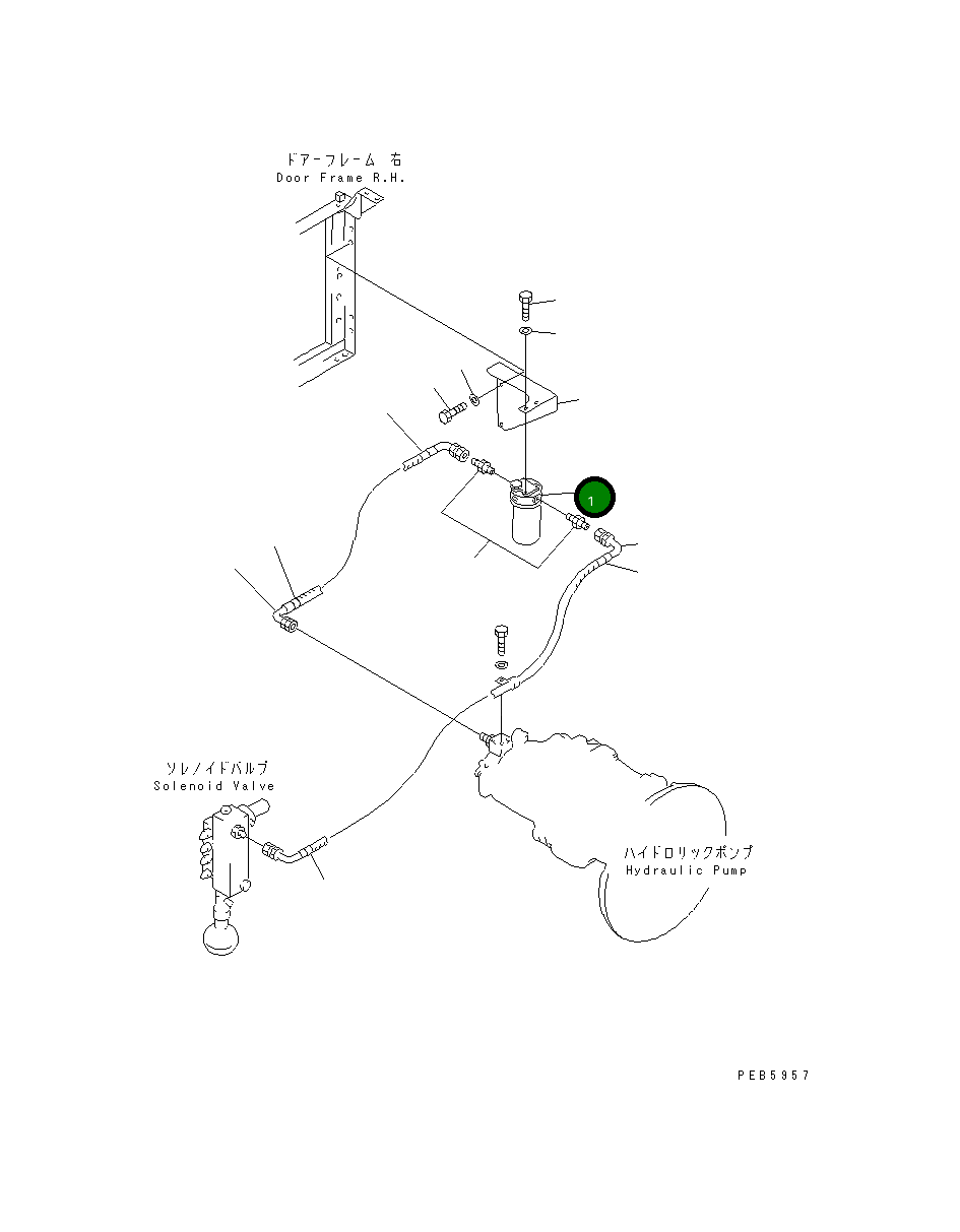Кольцо уплотнительное (O-Ring) 20E-62-K6740 Komatsu