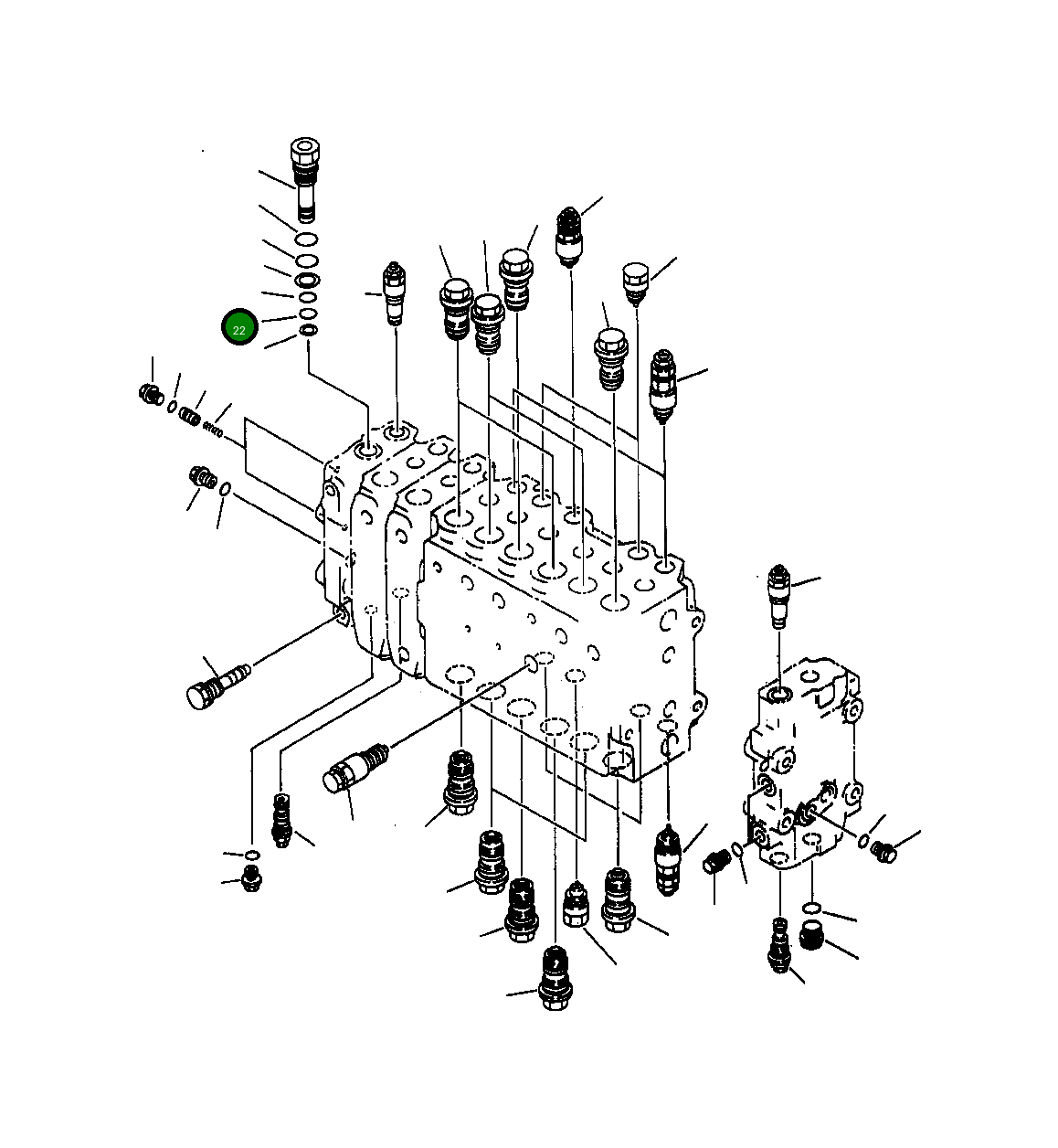 Кольцо уплотнительное (O-Ring) 0700-12021 Komatsu