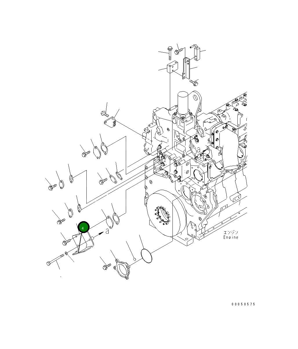 Крышка 6245-81-9440 Komatsu
