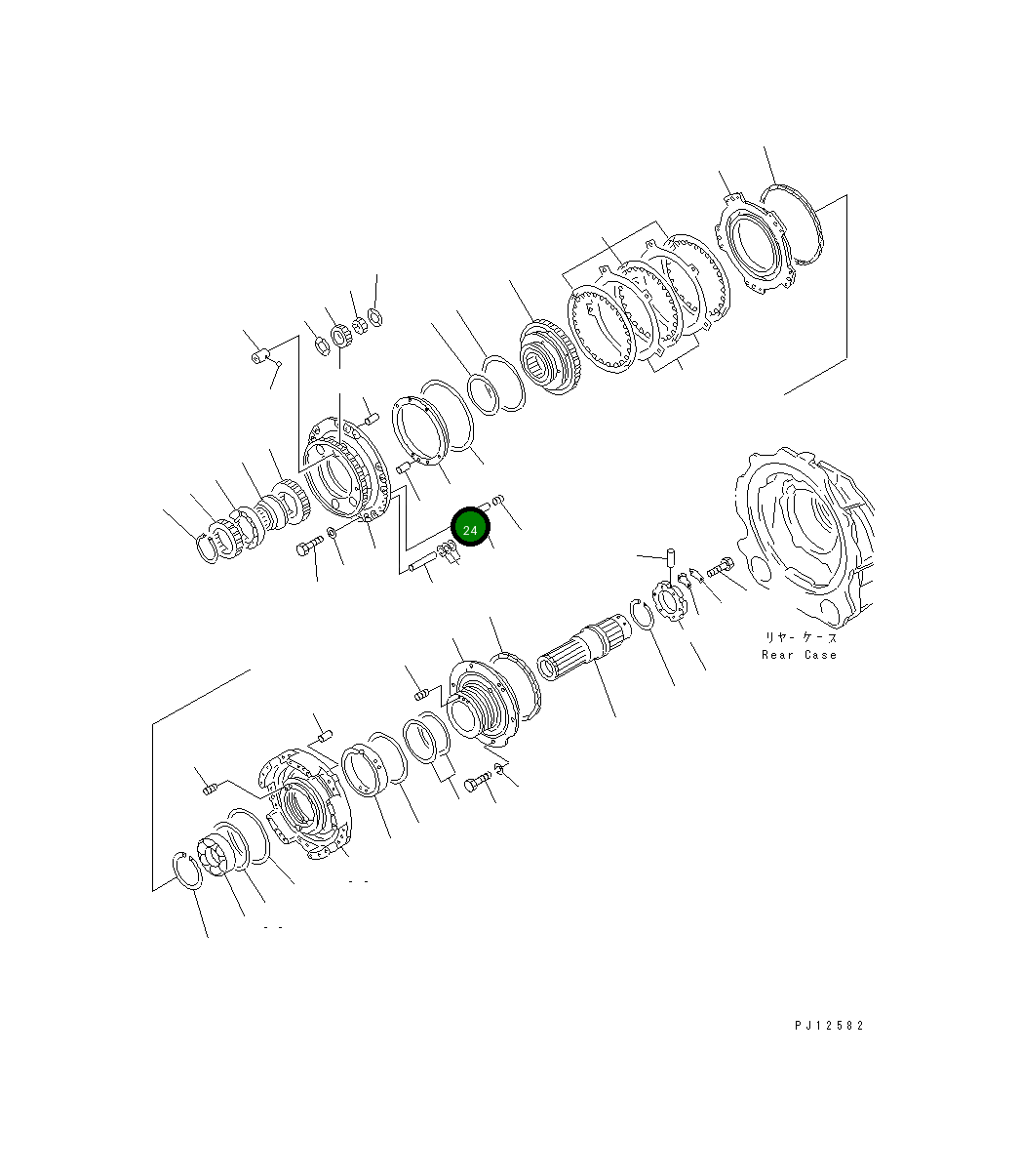 Крышка 154-15-42930 Komatsu
