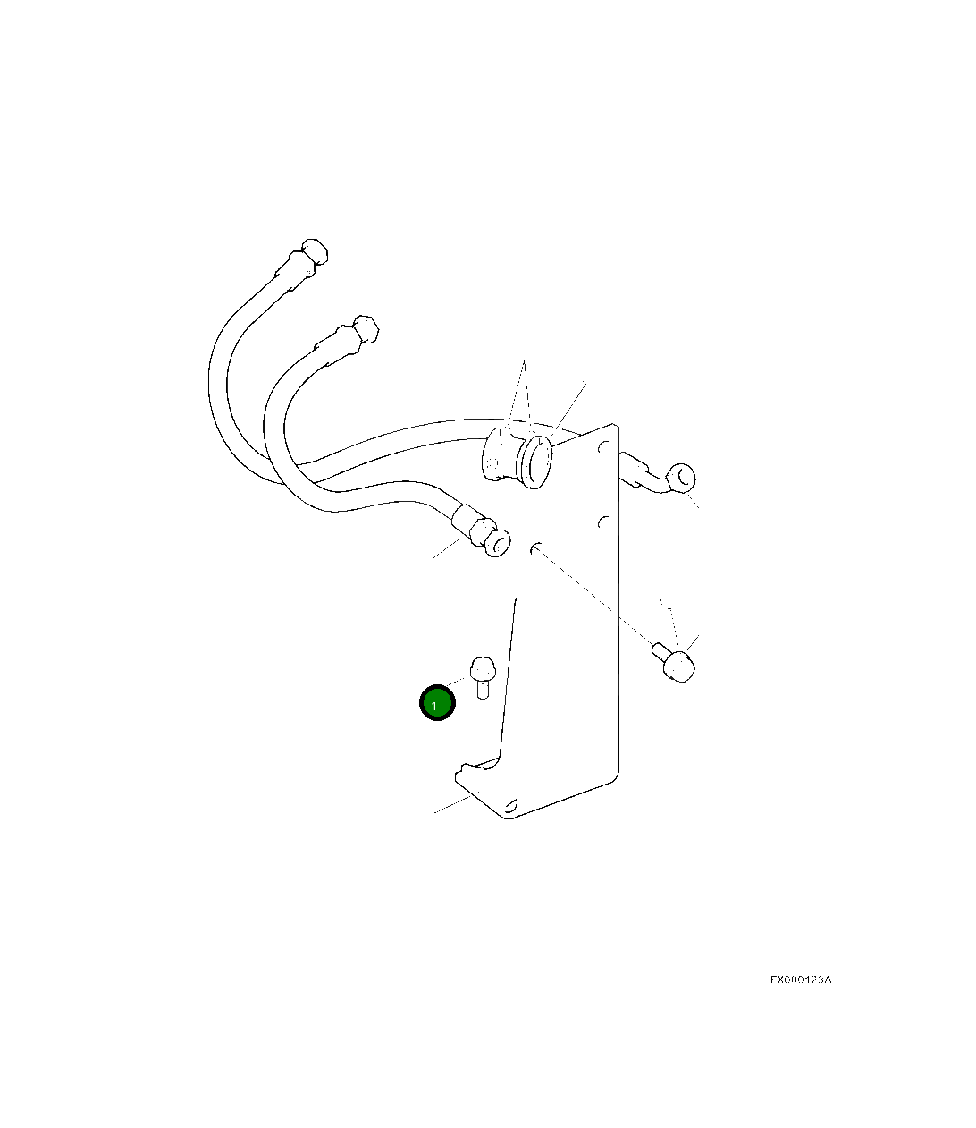 Болт 01004-81025 Komatsu