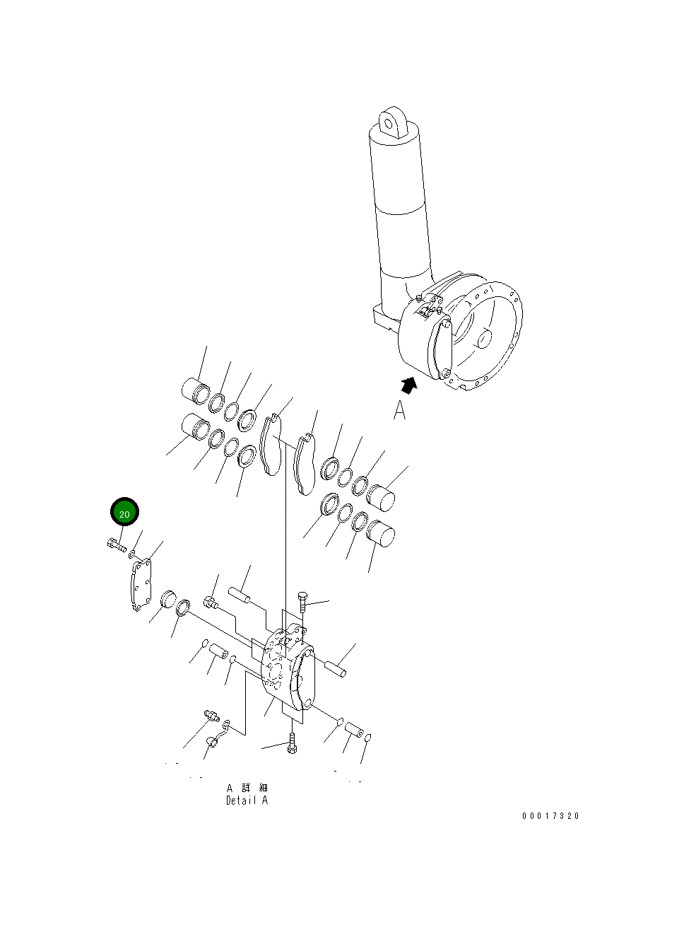 Болт 567-32-71880 Komatsu