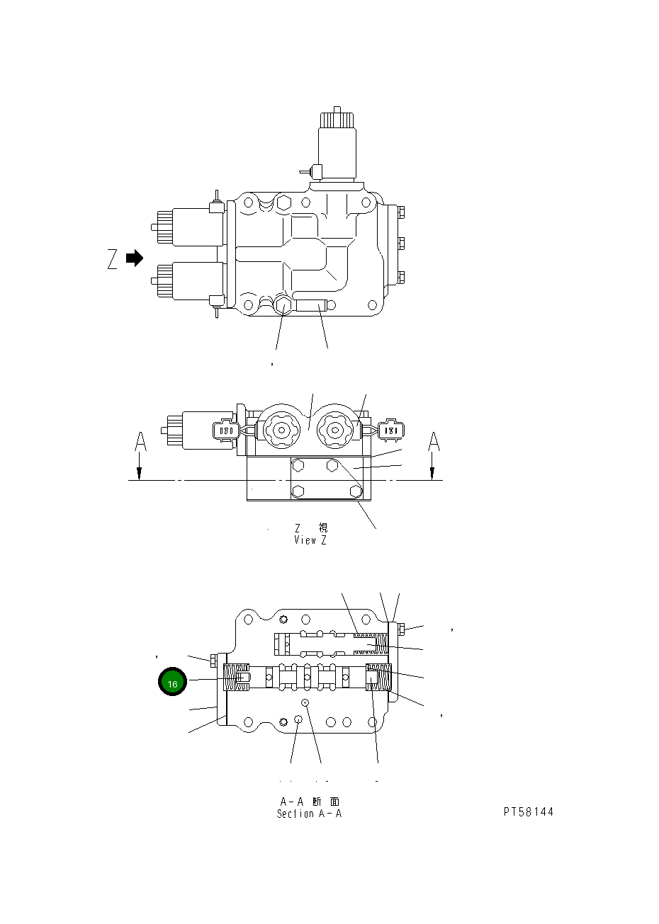 Болт DC8059091010 Komatsu