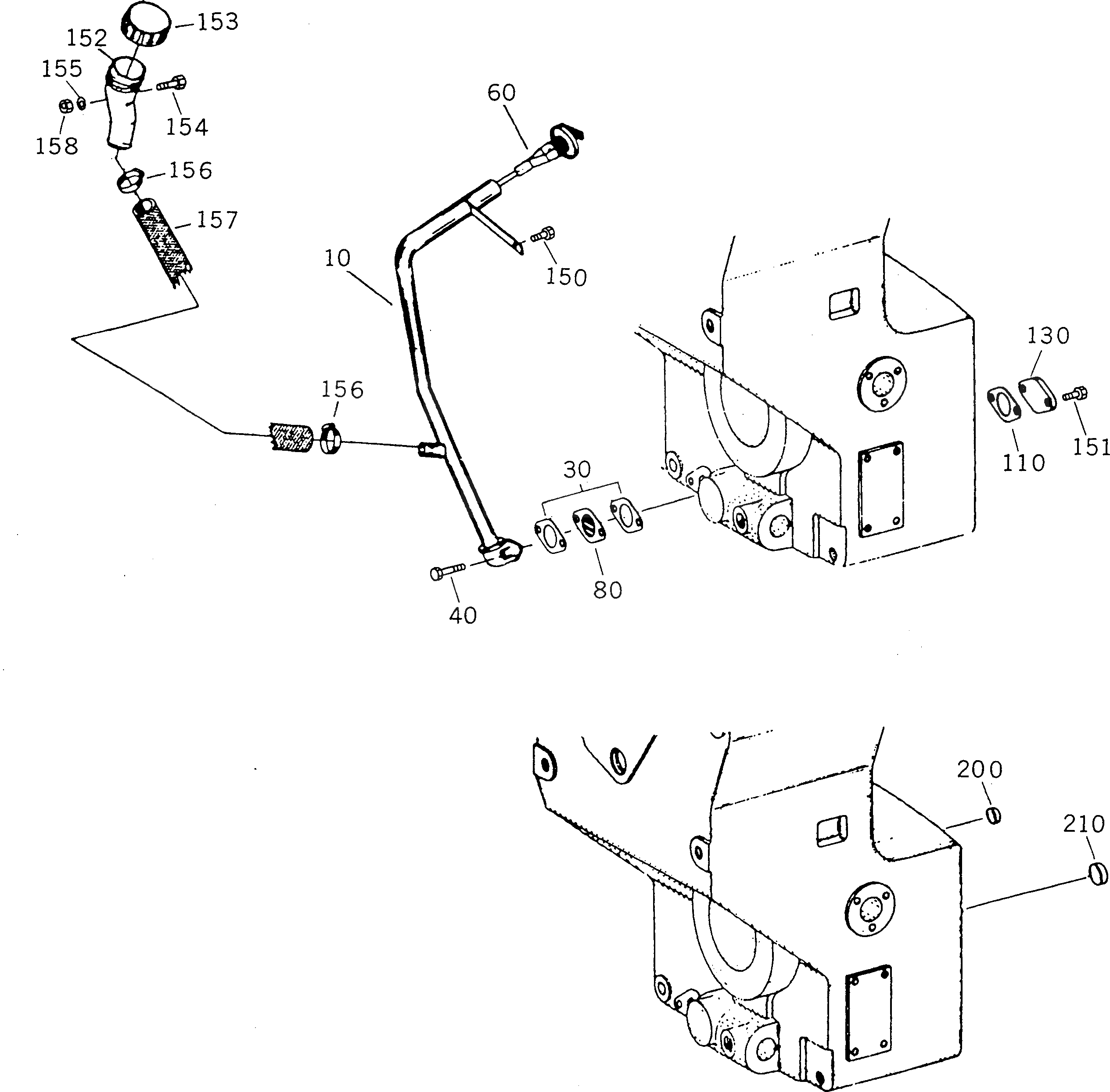 Болт BW061478 Komatsu
