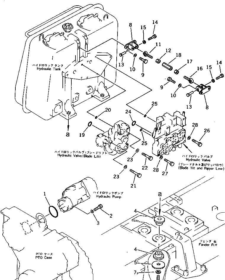 Болт 01011-82715 Komatsu