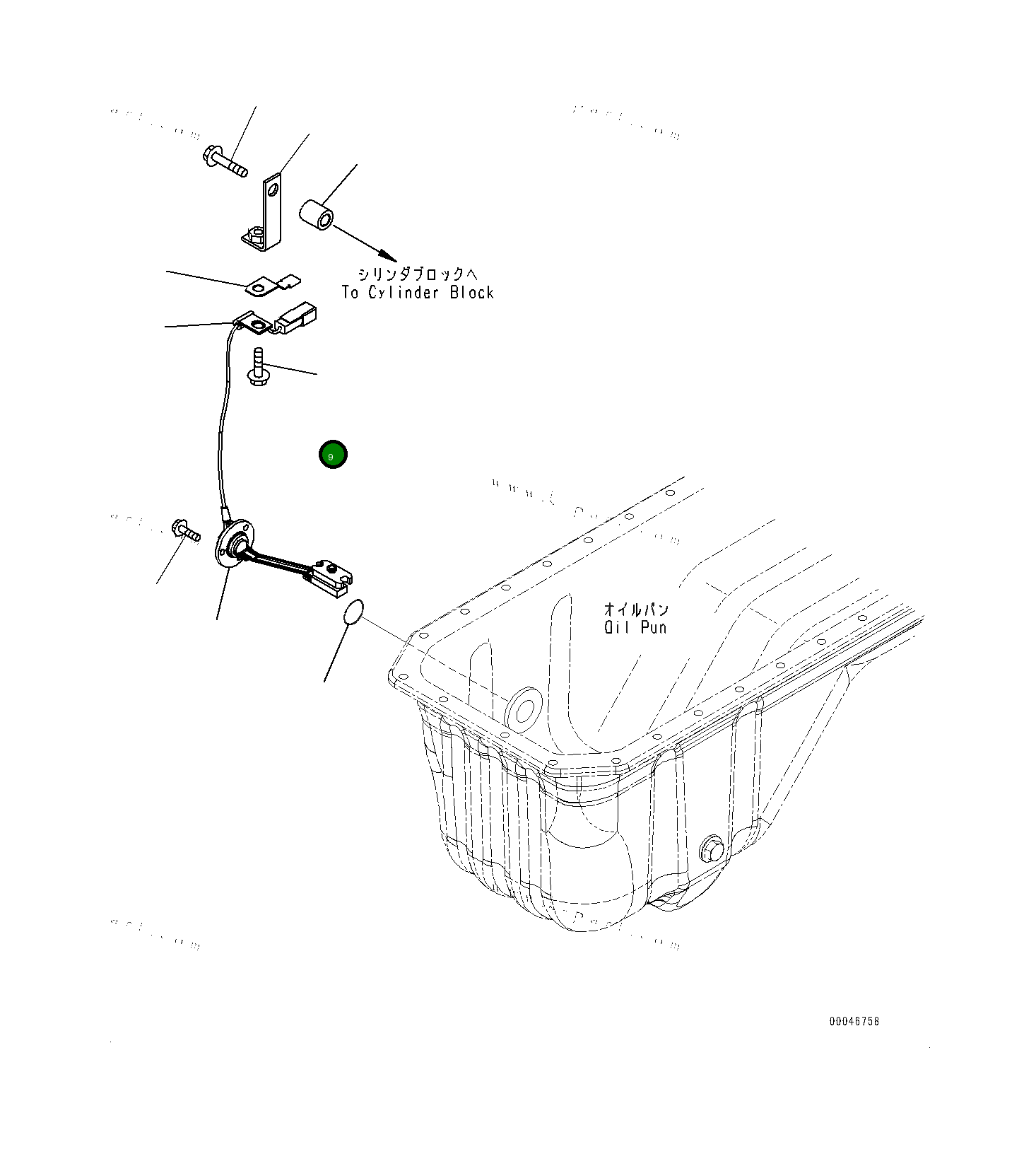 Болт 6734715610  Komatsu