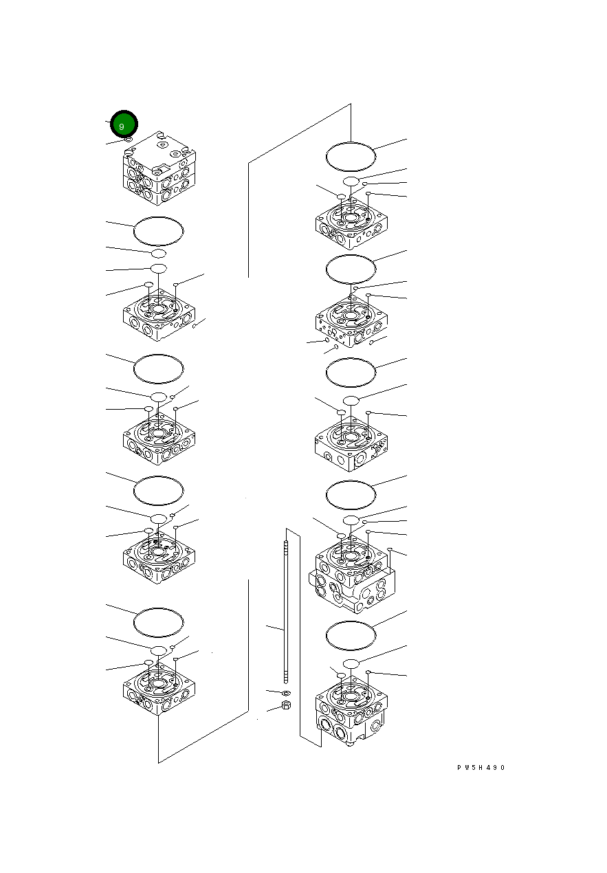Болт 723-11-19160  Komatsu