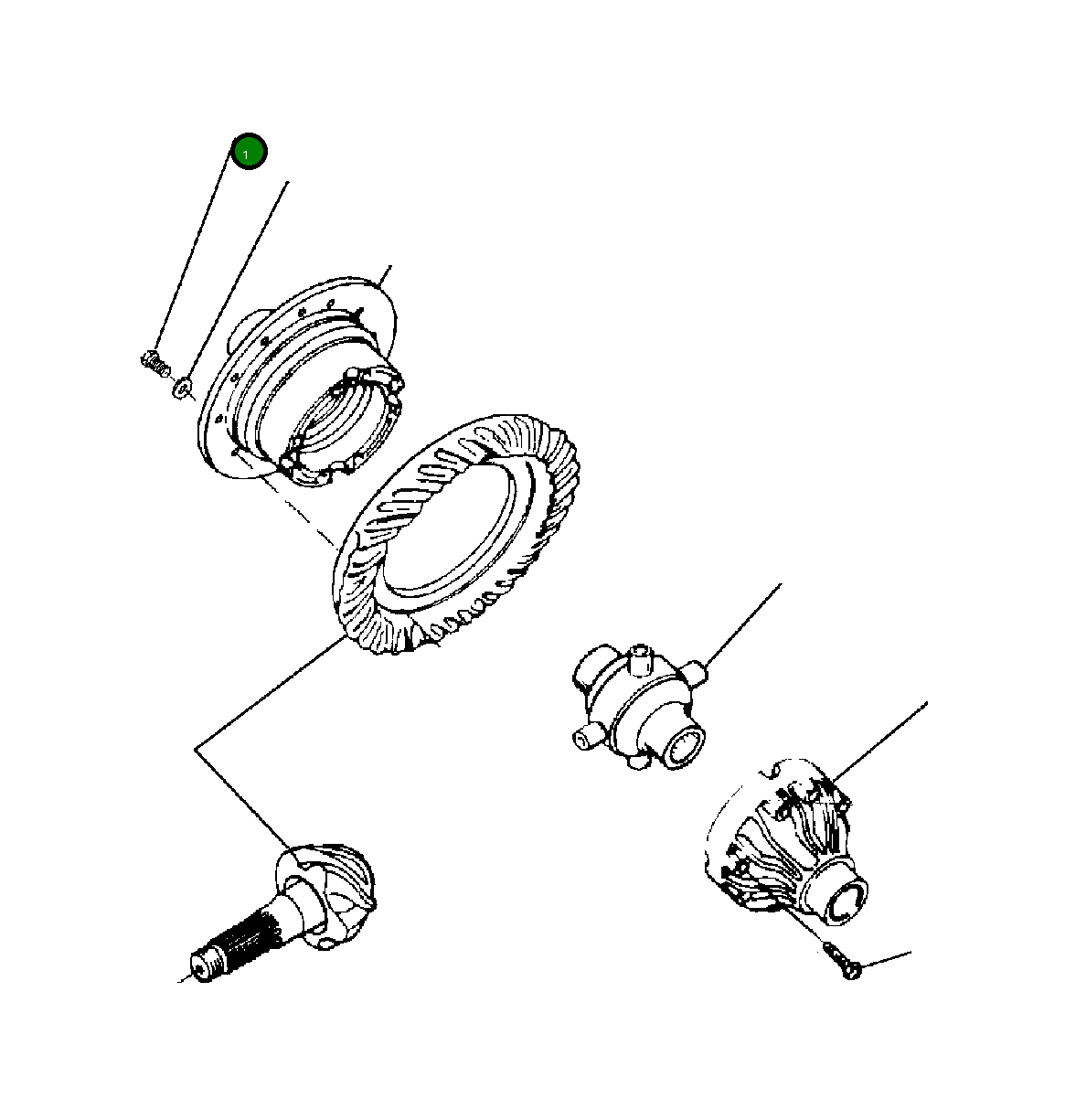 Болт 1430 246 H1 Komatsu