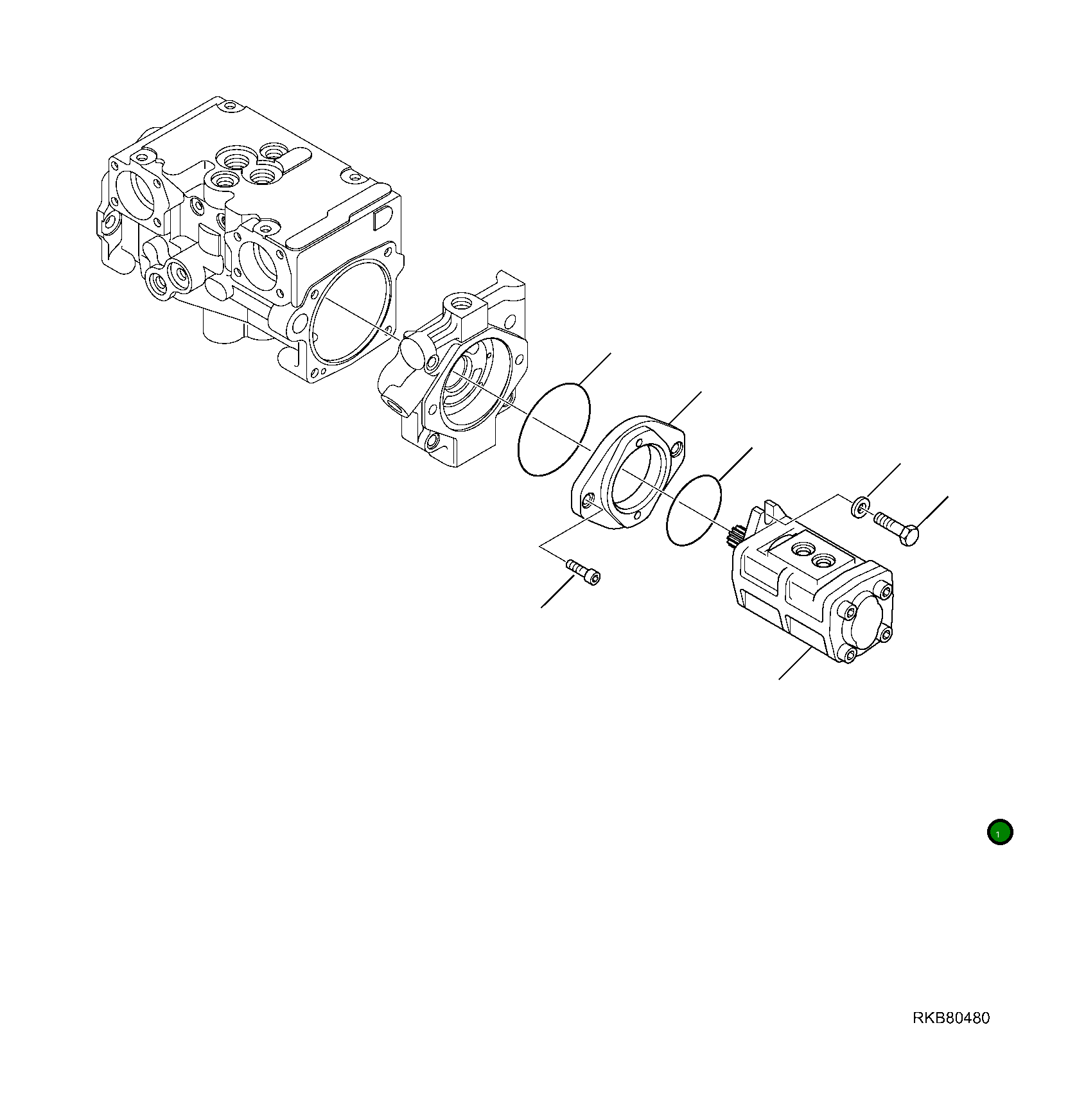 Болт 07323-21030 Komatsu