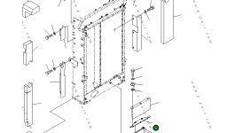 Крышка 21K-03-41590 Komatsu
