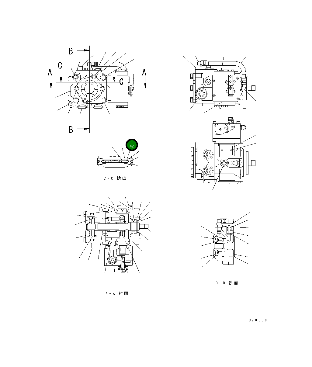 Кольцо уплотнительное (O-Ring) 257-81-41560  Komatsu