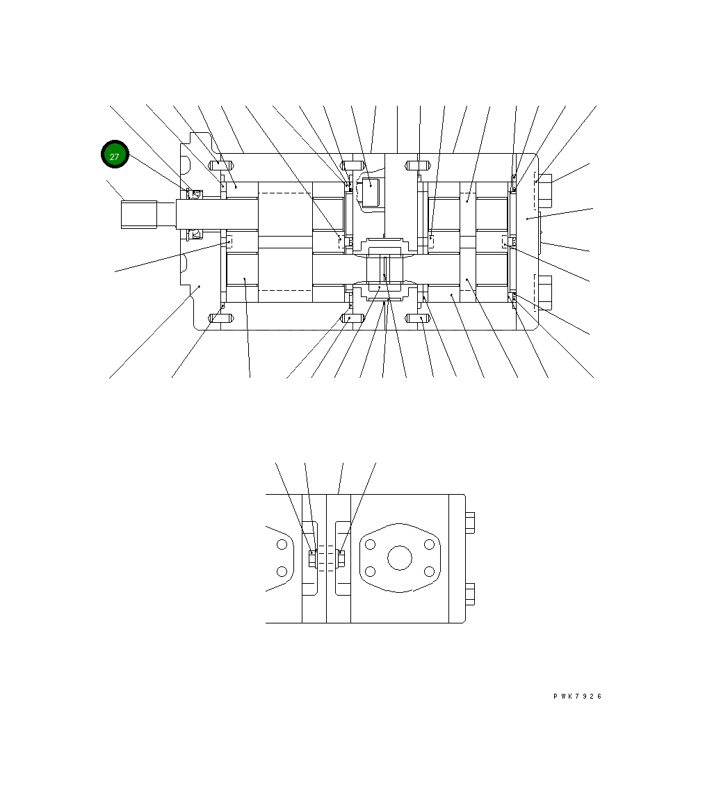 Кольцо UC1302157007  Komatsu