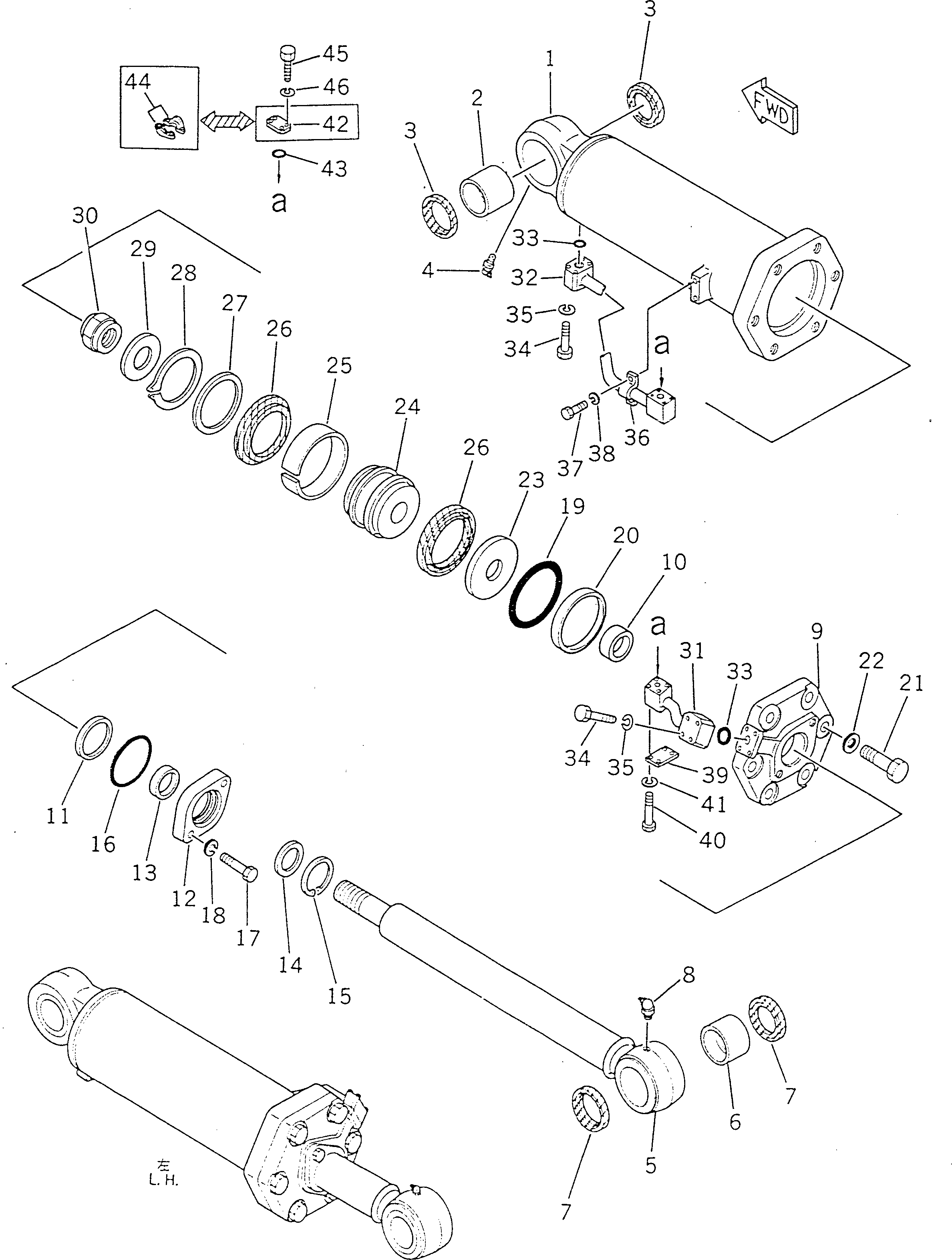 Болт 01010-53090  Komatsu