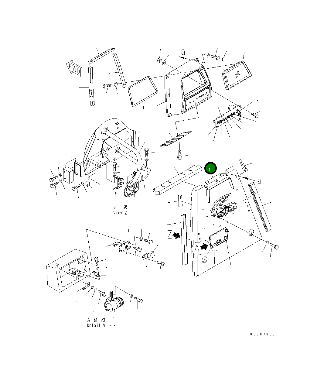 Крышка 154-54-79971  Komatsu
