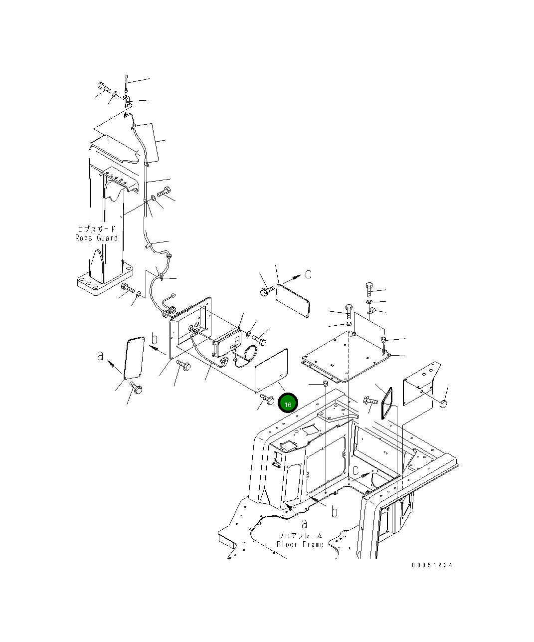 Крышка 17M-54-46520  Komatsu