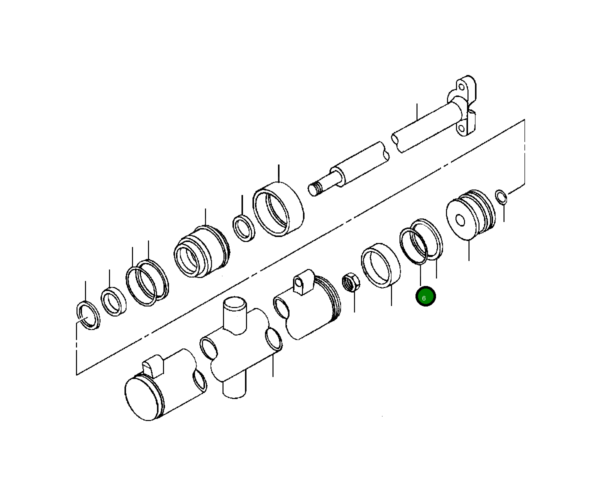 Кольцо уплотнительное (O-Ring) 80 972 Komatsu
