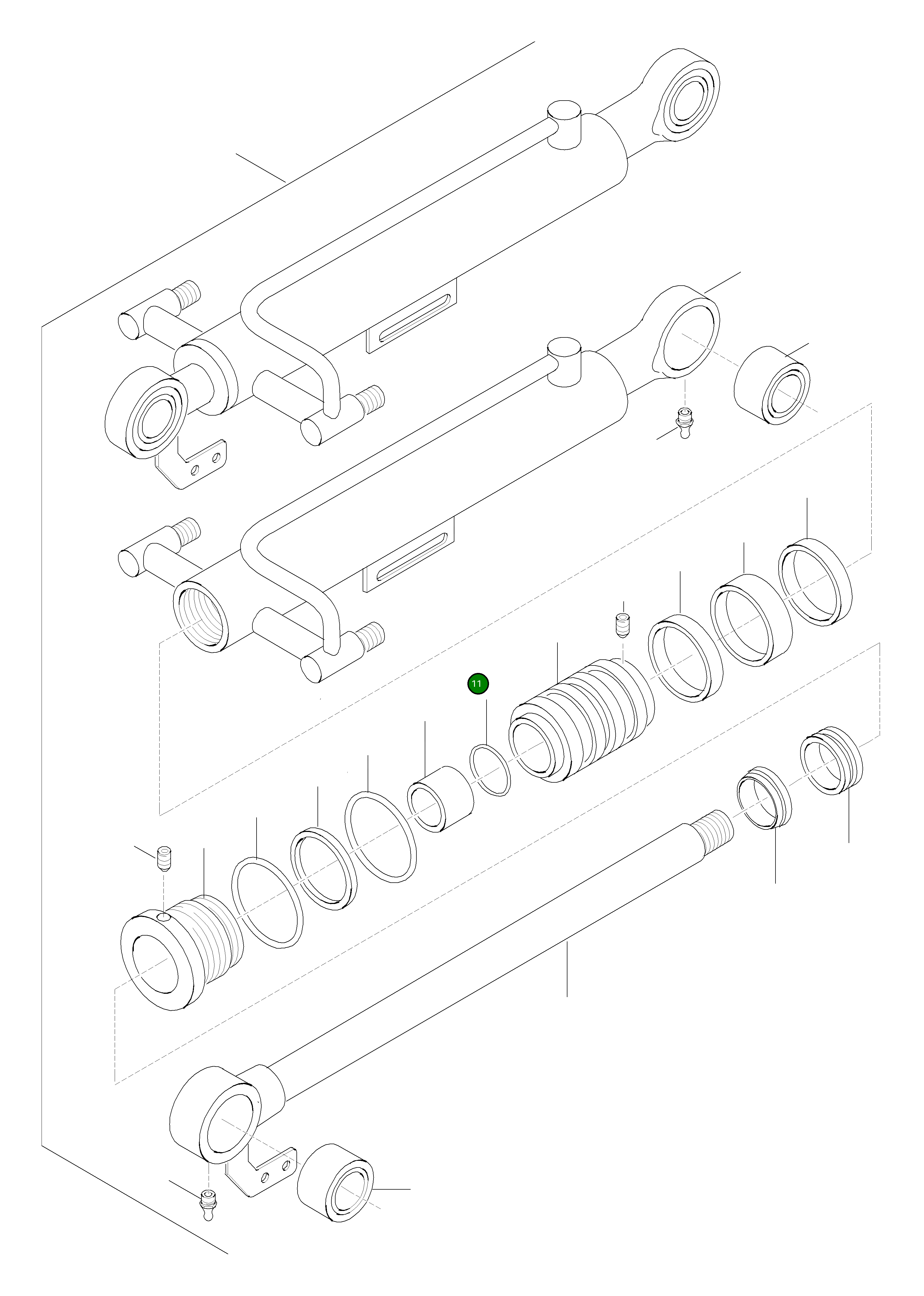 Кольцо уплотнительное (O-Ring) 42U-09-H1580 Komatsu