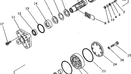 Колпак JK415-23300 Komatsu